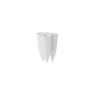 Ceramic 3D Printed Vase Dia 4"