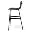 Upholstered Stool with Metal Frame-1077134009-1077134008