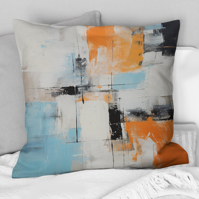 Coussin décoratif cubiste
