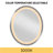 Dannel Oval Wall Mirror