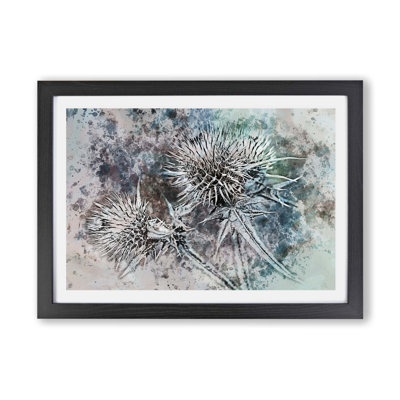 Thistle Flower - Single Picture Frame Painting