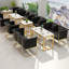 Banc rembourré en polyester clair Light Luxury-100462023