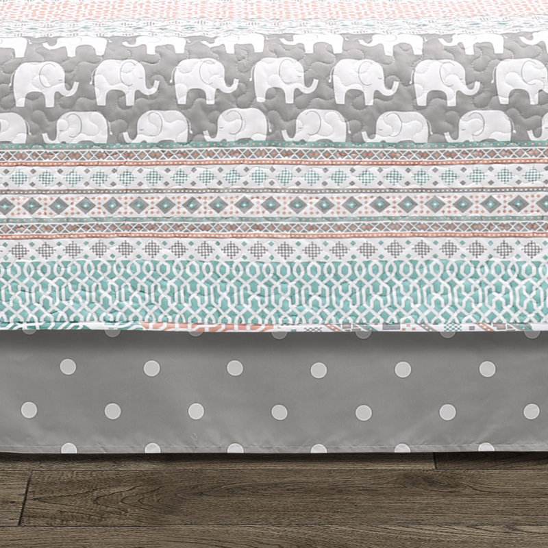 Elephant Stripe Daybed Cover Set