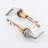 2-handle Bathroom Faucet with Drain Assembly