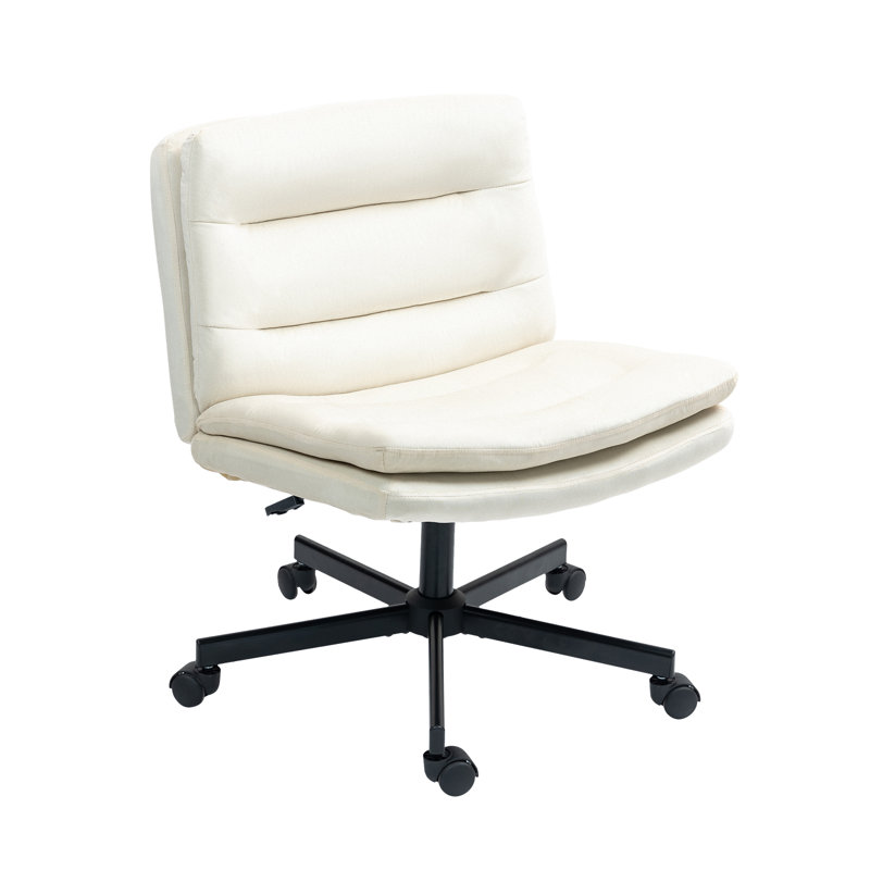 Fauteuil de bureau ergonomique Criss, Flanelle, Beige