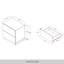 Table de chevet blanche Zoelys