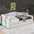 Twin XL Daybed Adorned With LED Lighting And Dual Drawers-2097307585