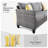 9 - Person Patio Conversation Set with Cushions-1369045212