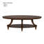 Table basse ovale de style moderne 1pc