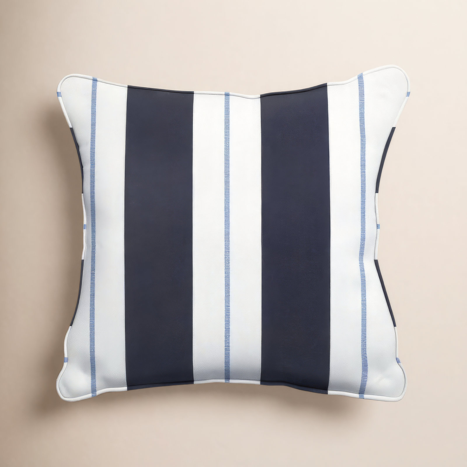 Giule Sunbrella® Throw Pillow, Blue, 24" H x 24" W