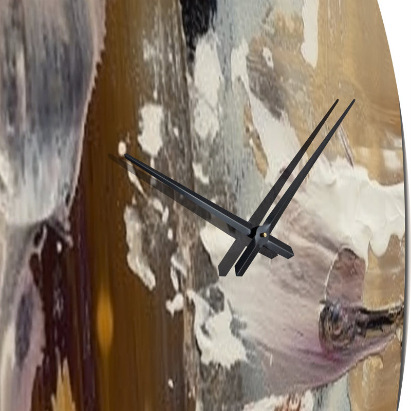 Horloge murale contemporaine Contemporary Abstract Expressionism I, Grand
