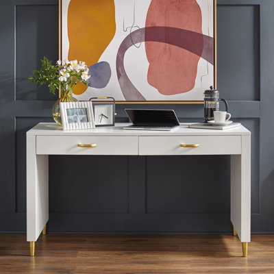 Roni Solid Wood Writing Desk