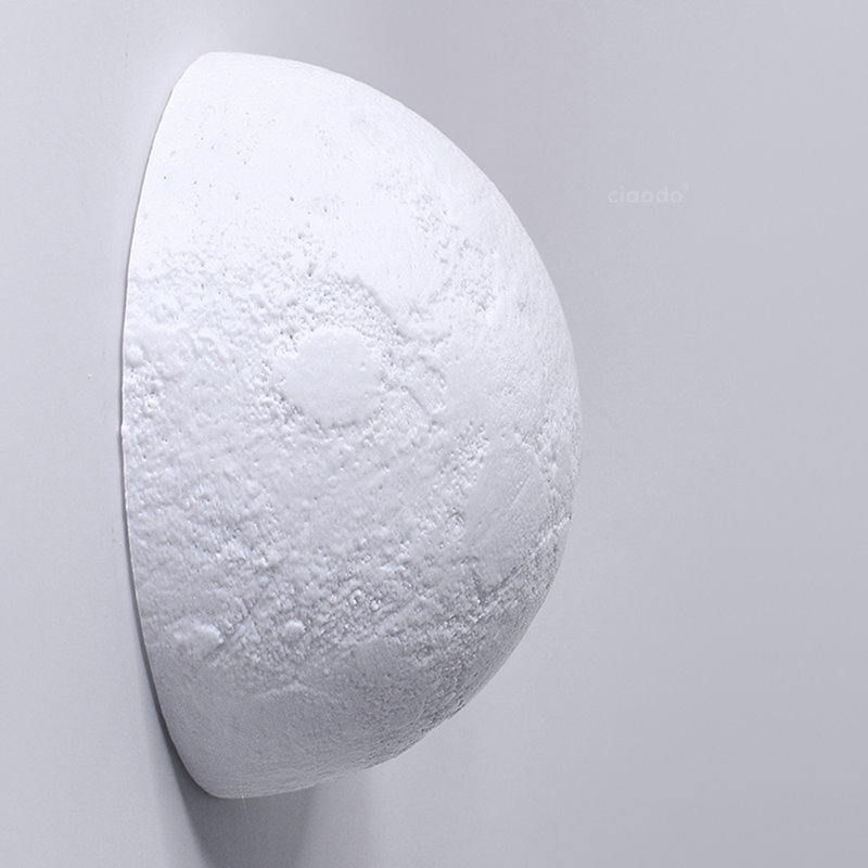 Applique murale lunaire 3D Moon