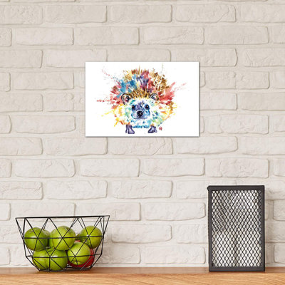 Hedgehog 1 Piece Wrapped Canvas Painting