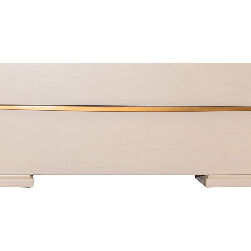 Milano 6-Drawers Cabinet In Antique White, Antique White