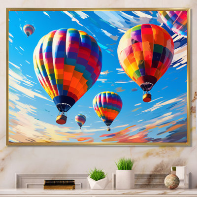 " Colorful Hot Air Ballon Chromatic "