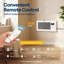 Ventilateur d'appoint silencieux avec thermostat intelligent, contrôle à 10 vitesses, filet amovible anti-poussière-128757846