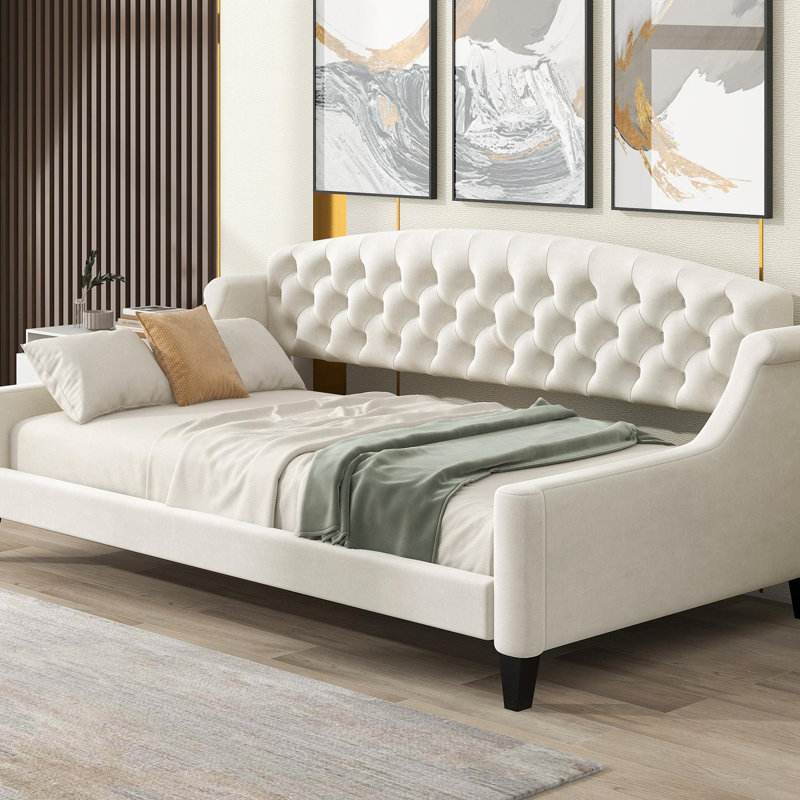 Lits, Beige, Simple