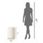 Repose-pieds rond avec velours et tabouret-915177697