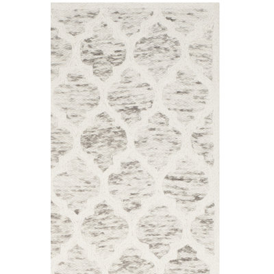 Bertok Hand Loomed Wool Geometric Rug