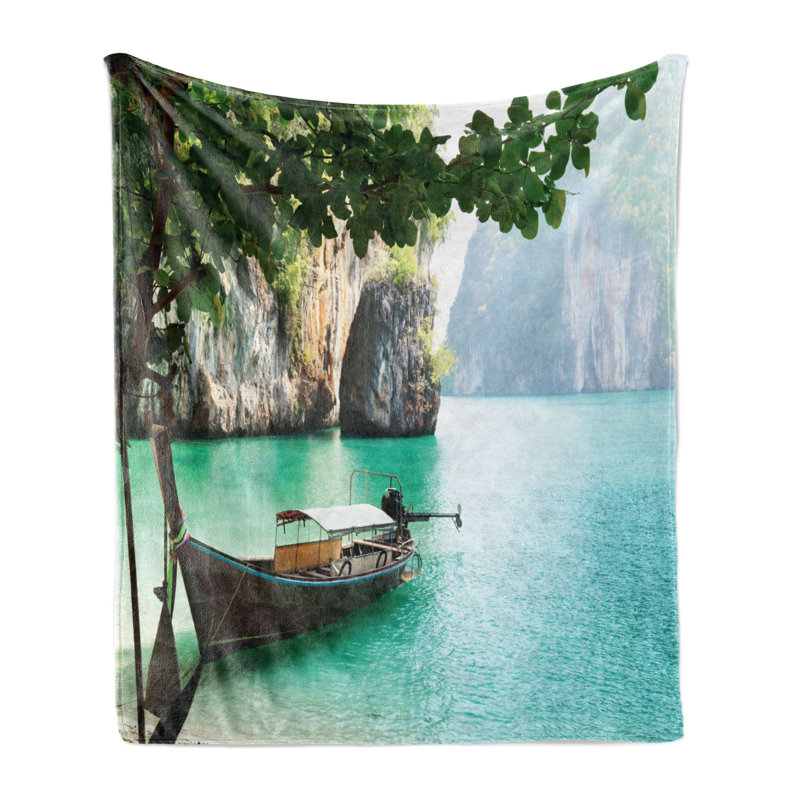 Hand Woven Throw Blanket, 50" x 70"