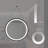  Bathroom Led Classy Vanity Mirror With Focused Backplane, Round Mirror-825709705