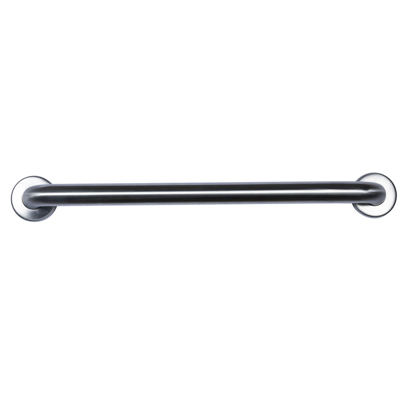 Stainless Steel Grab Bar with Concealed Flange, Satin Stainless Steel, 24" W
