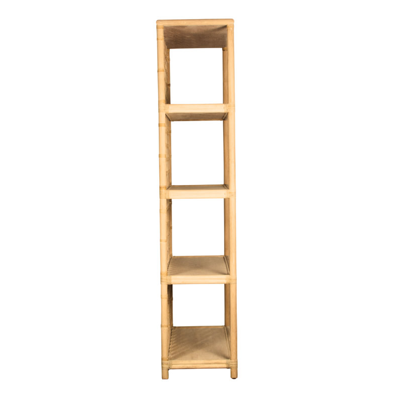 Casablanca Solid Wood Bookcase, Natural