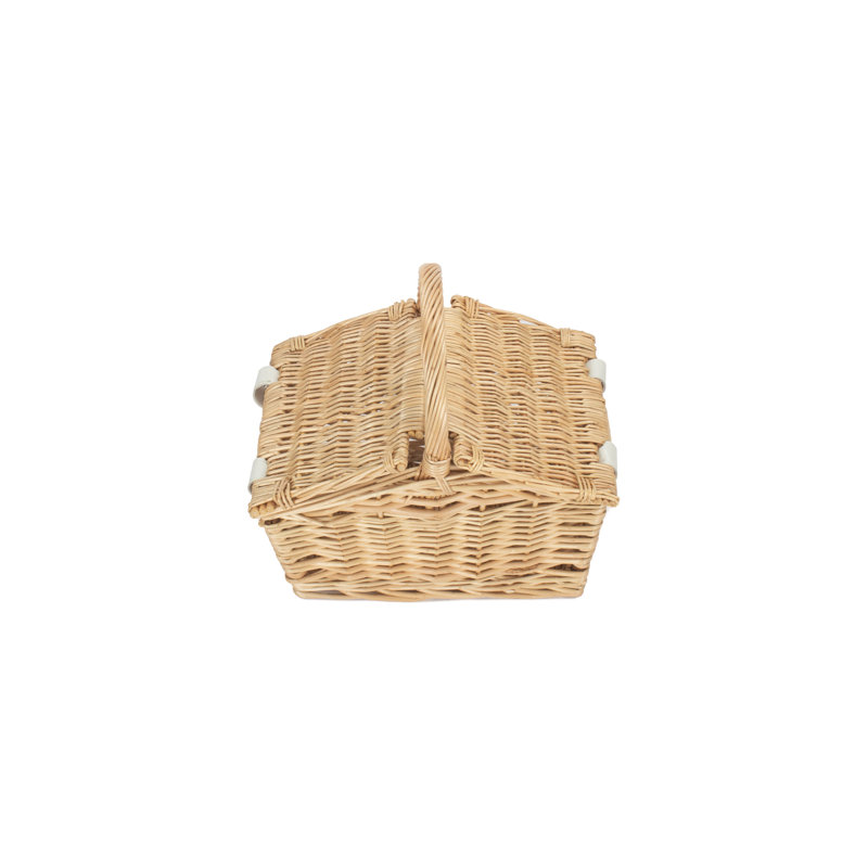 Double Lidded Hamper Basket