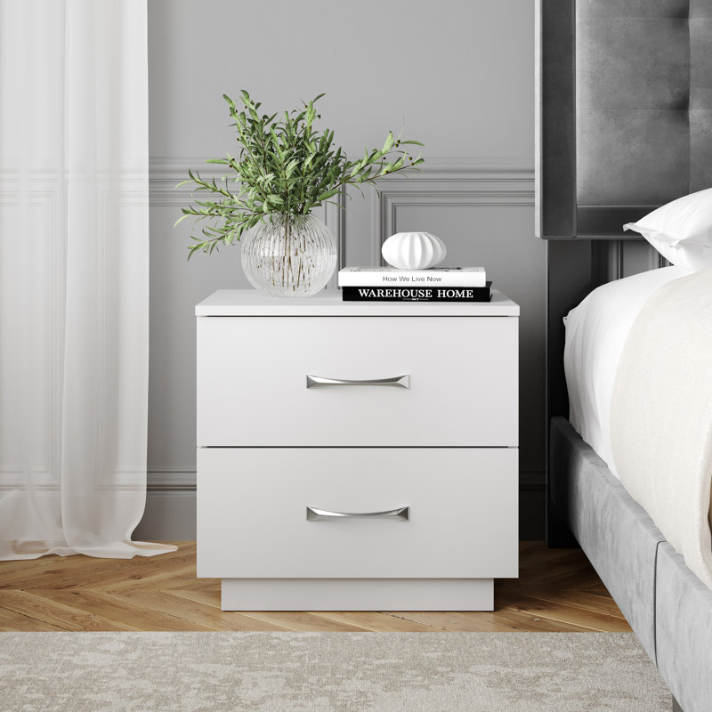 Table de chevet double Sleep Sleep, Blanc