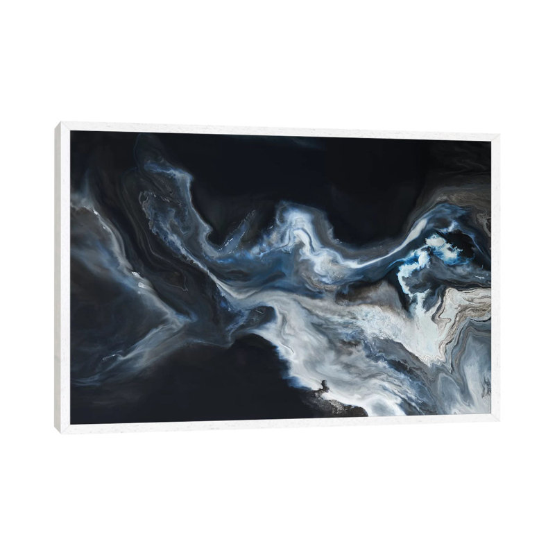 Interstellar Depths by Corrie LaVelle - Painting on Canvas, White Framed, 152.5 cm H x 101.5 cm W