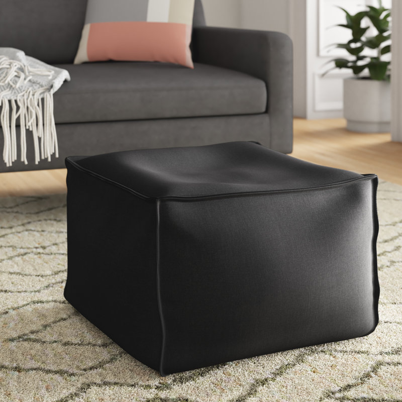 Repose-pieds Armillas, Polyester gris anthracite