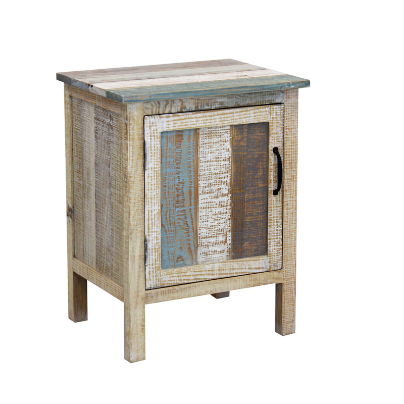 Bohdalice 50cm W Manufactured Wood Bedside Table