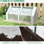 Serre pour jardin de 6 pi x 3 pi, transparente, structure en acier, 2 couvercles et utilisateur - Fenêtres portatives transparentes de 3 pi, acier, housses en PE / plastique, multi-usages