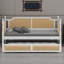 Classic Design Daybed Featuring a Pull-Out Trundle for Small Areas and Visitor Accommodation-609261736
