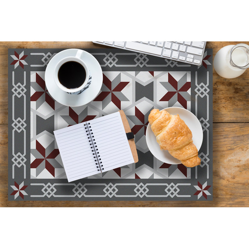 Knott Vinyl Abstract Rectangle Placemat