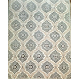Proprietary Patterns Wool Geometric Area Rug in Bedford Beige