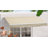 Outsunny 2'' Polyester Beige Cover Retractable Patio Awning-67500342-67500343-111988154