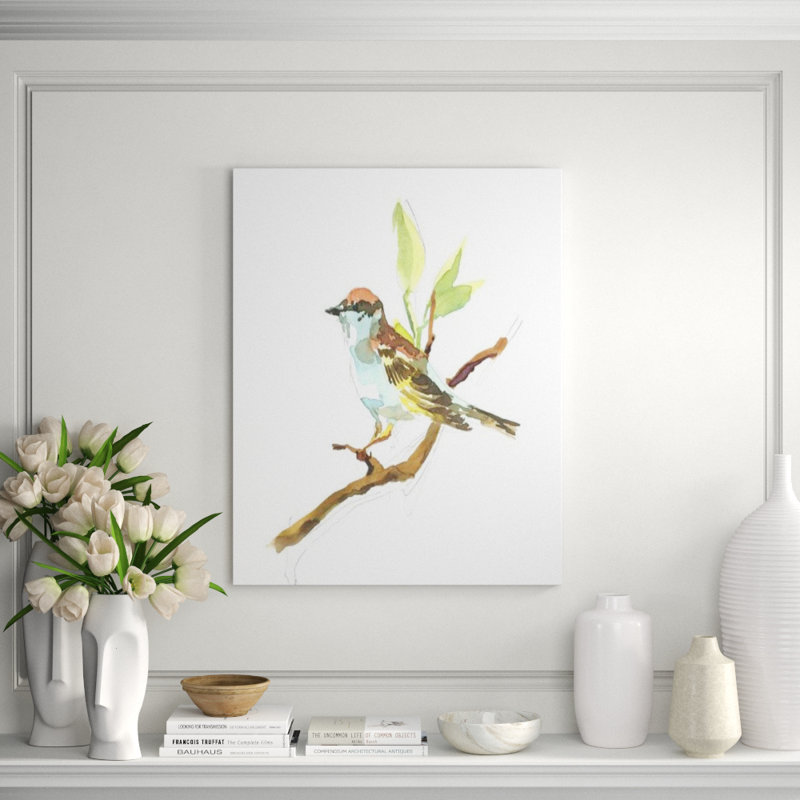 Chipping Sparrow Print by Fern Cassidy, Outdoor, 46" H x 36" W