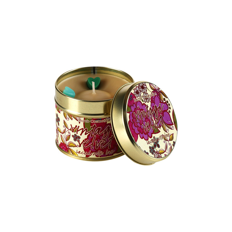 Vintage Velve Scented Jar Candle