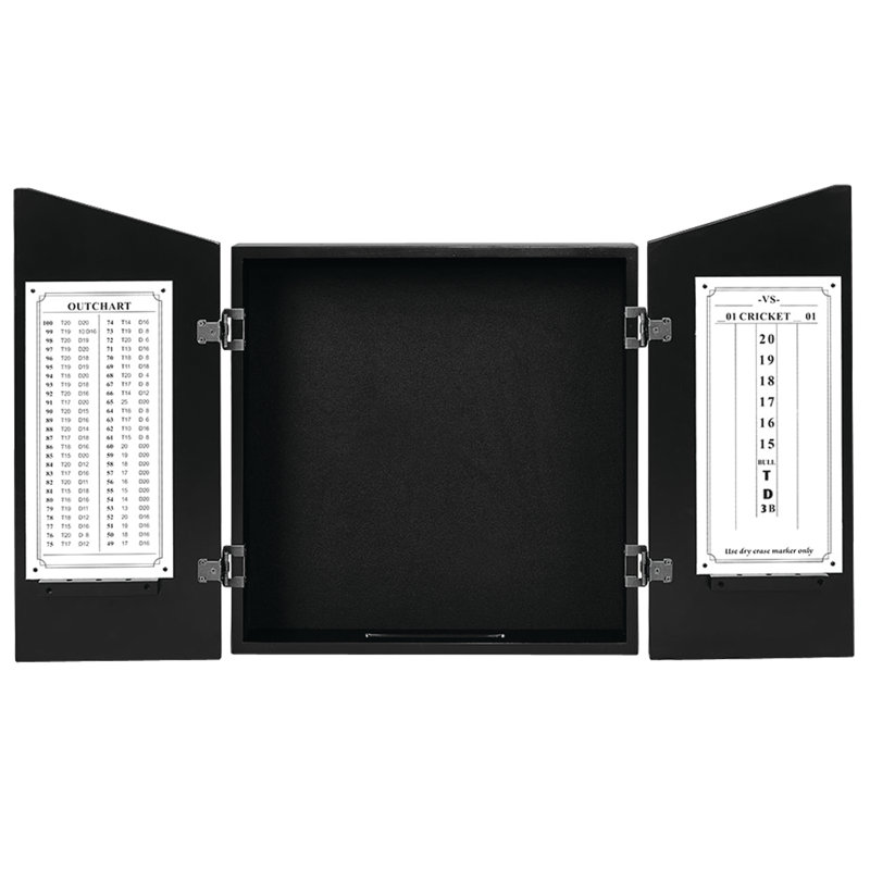 Armoire à fléchettes, Noir