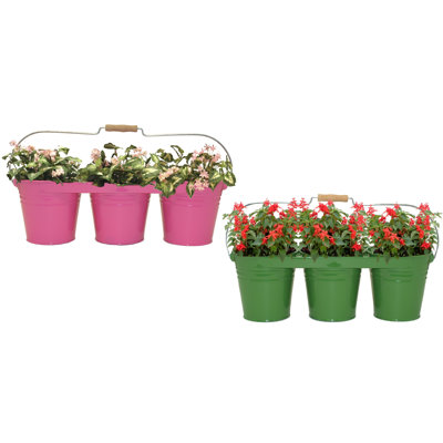 Nicole Metal Pot Planter