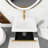 Ivree 24 " W Wall Mounted Wall Mounted Single Double Combined Vanity Unit Bathroom Vanity With Ceramic Top-892063237