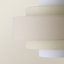19cm H Linen Drum Pendant Shade ( Clip On )-26614866-26777326