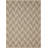 NICOLE MILLER NEW YORK Patio Country Calla Herringbone Indoor/Outdoor Area Rug, Brown/Beige-155909041