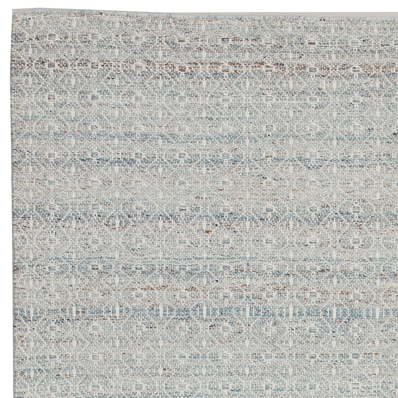Tiny Diamond Area Rug in Light Blue/White, Rectangle 8'10" x 11'9"