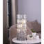 Lampe de chevet à abat-jour en cristal 20 pouces Wanda-694623576