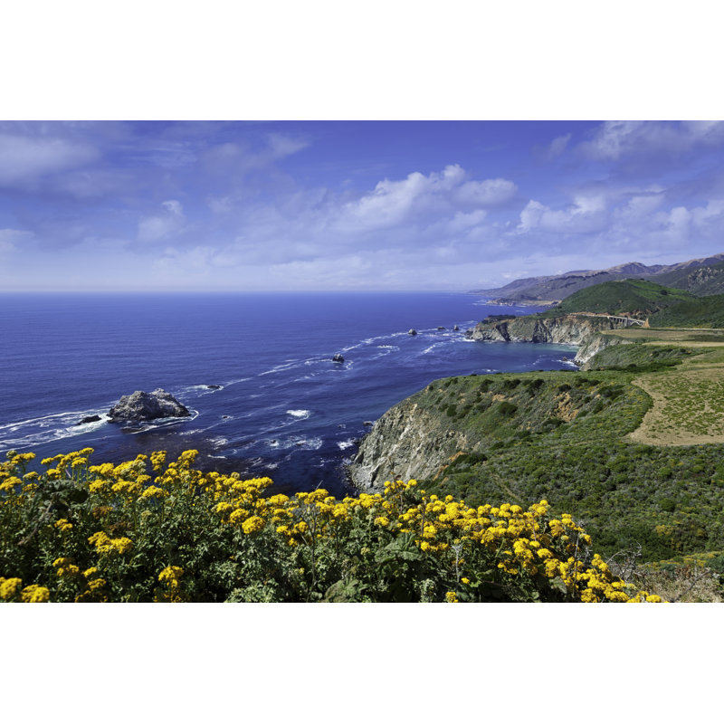 Big Sur Coastal Landscape by LordRunar - No Frame Art Prints on Canvas, 51cm H x 76cm W