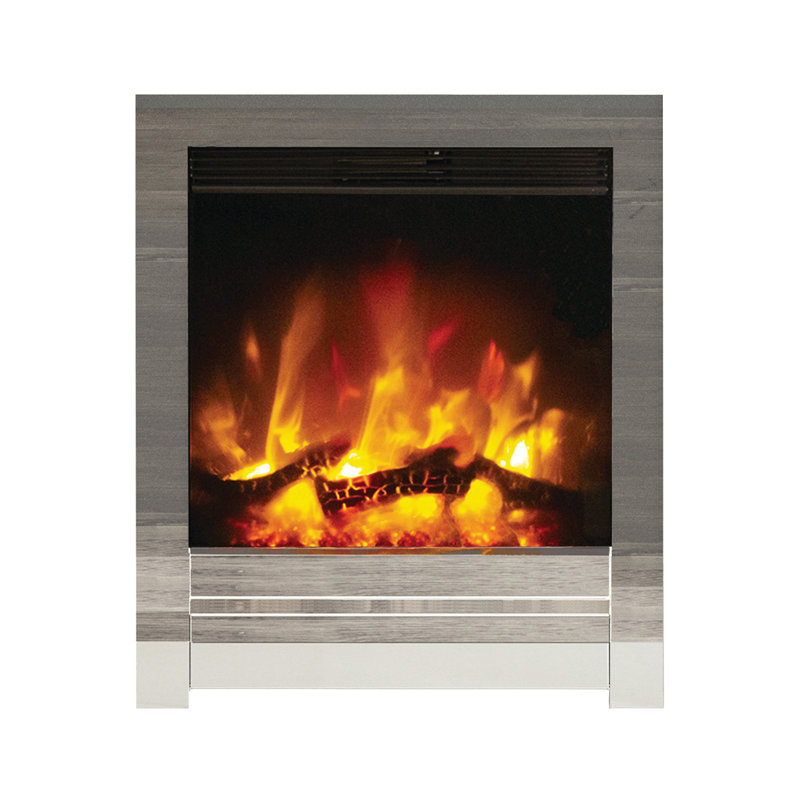 Beam Edge 16" Inset Electric Fire, Chrome