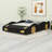 Solid Wood Race Car Platformed Bed With Safety Guardrails, Storage Space And Wheels-745750611-745750608